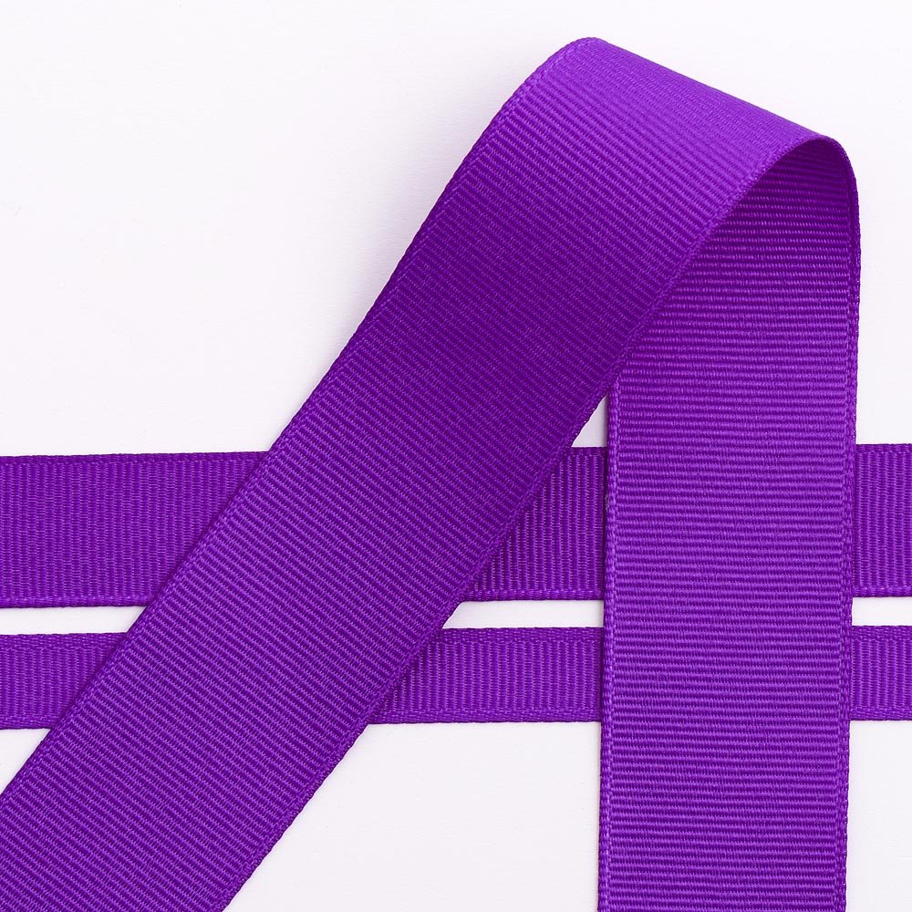 Italian Options Grosgrain Ribbon, 10mm x 10 Metre Roll, Purple