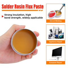 50g Solder Flux Paste, Electrical Solder Flux Tin Paste, No-Clean Solder Grease Professional Mechanic Welding Repair Tool for Phone SMD PCB BGA PGA (Lead Free)