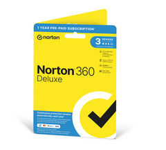 Norton 360 Deluxe 2023, Antivirus software for 3 Devices and 1-year subscription with automatic renewal, Includes Secure VPN and Password Manager, PC/Mac/iOS/Android, Activation Code by Post