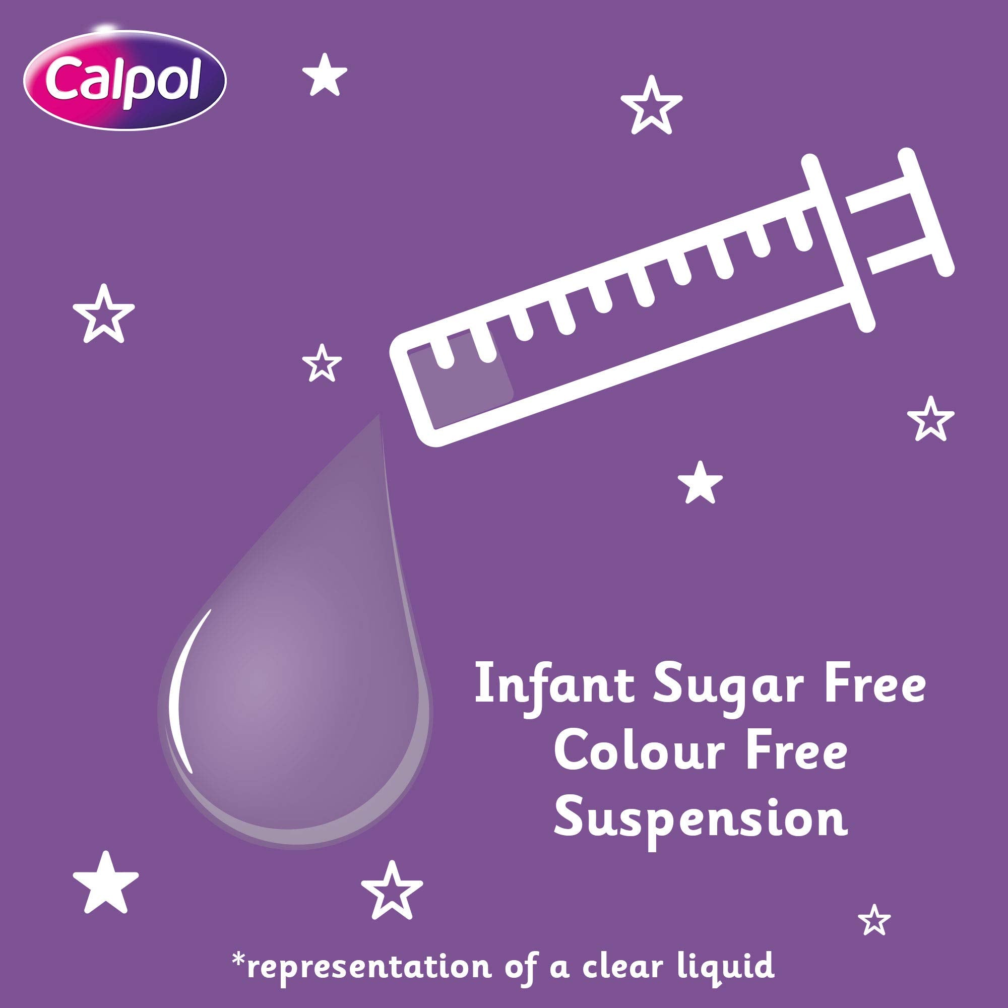 Calpol Infant Oral Suspension Paracetamol, Strawberry Flavour, Liquid, 100ml