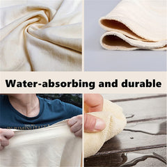 Turnart Genuine Chamois Leather for Car Drying Car Wash Shammy Cloth for Cleaning (L/90x60cm)