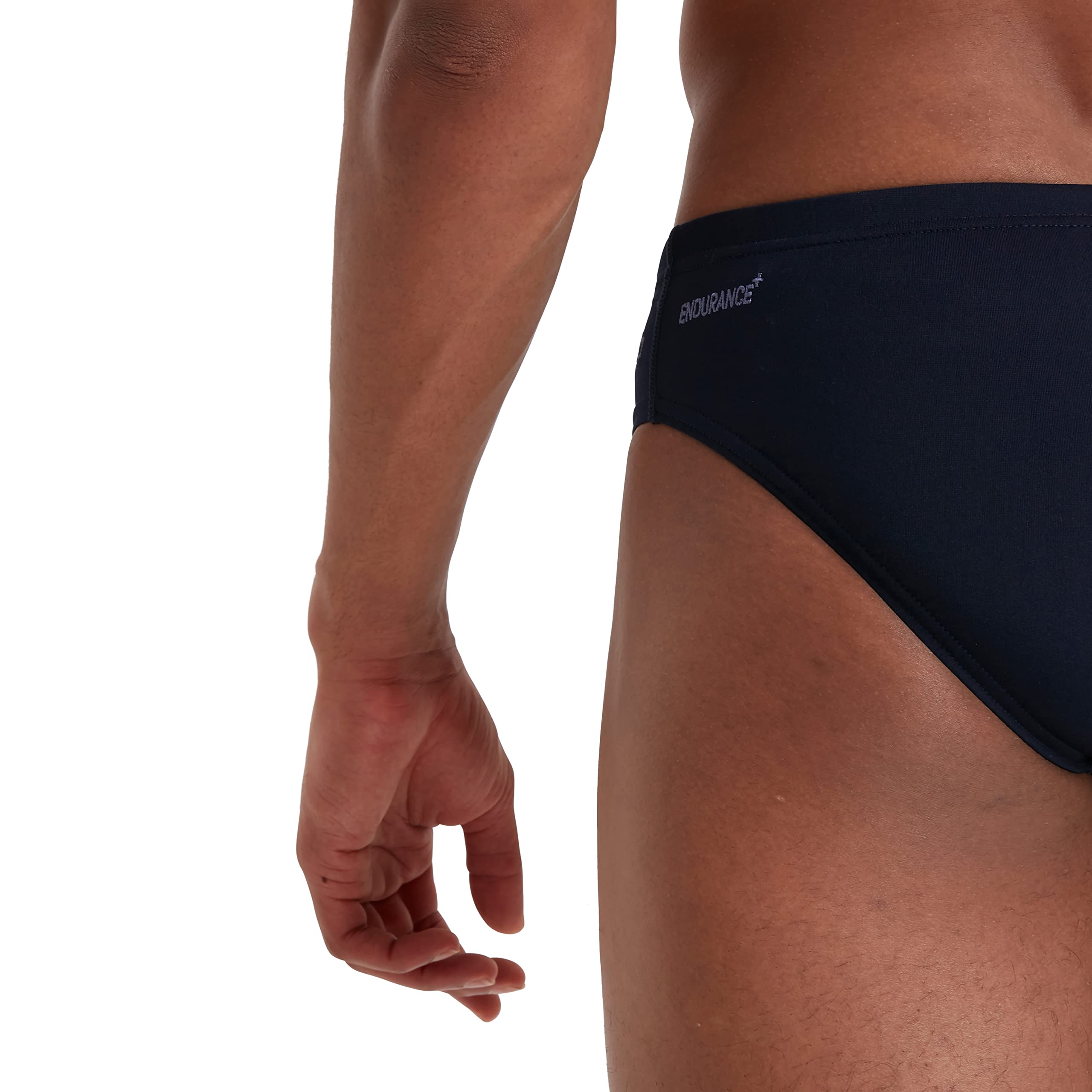 Speedo Men's Essential Eco Enduranceand 7cm Swimming Briefs  Chlorine Resistant   Recycled Fabric   Swim Fitness   Training   Holiday  Speedos, True Navy, 32