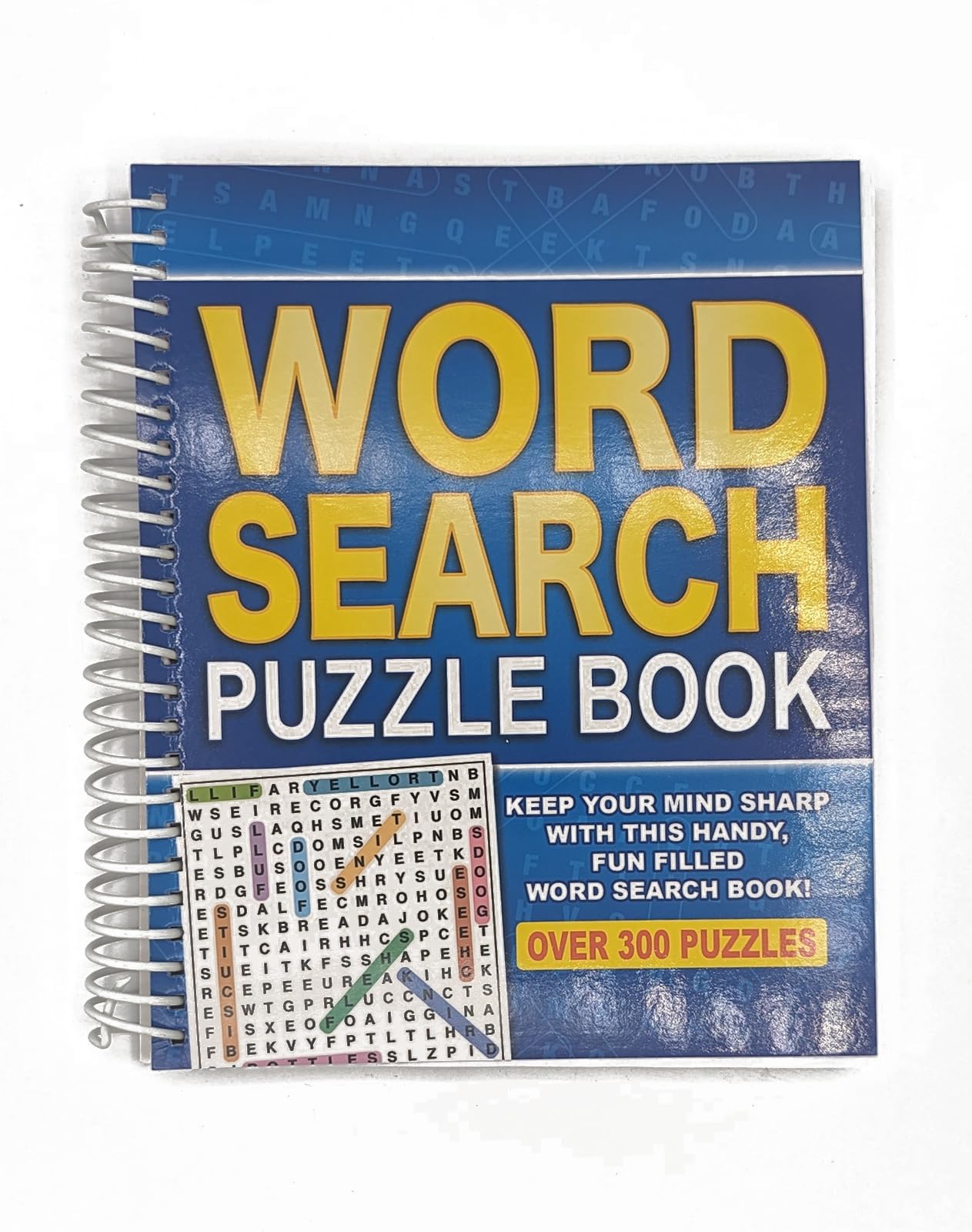 WF Graham Wordsearch Puzzle Book - Spiral Bound Brain Teasers Travel Puzzles Book with over 300 Puzzles