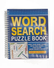 WF Graham Wordsearch Puzzle Book - Spiral Bound Brain Teasers Travel Puzzles Book with over 300 Puzzles