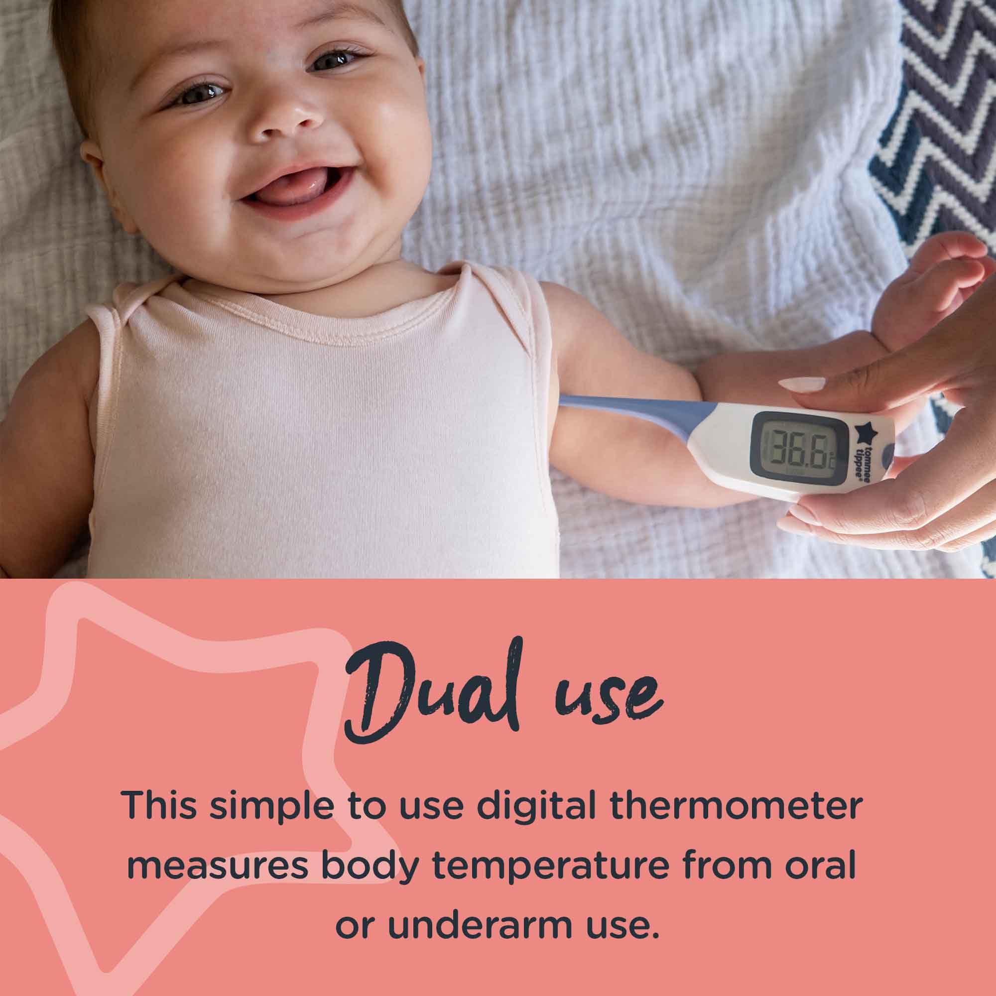 Tommee Tippee Digital 2-in-1 Thermometer