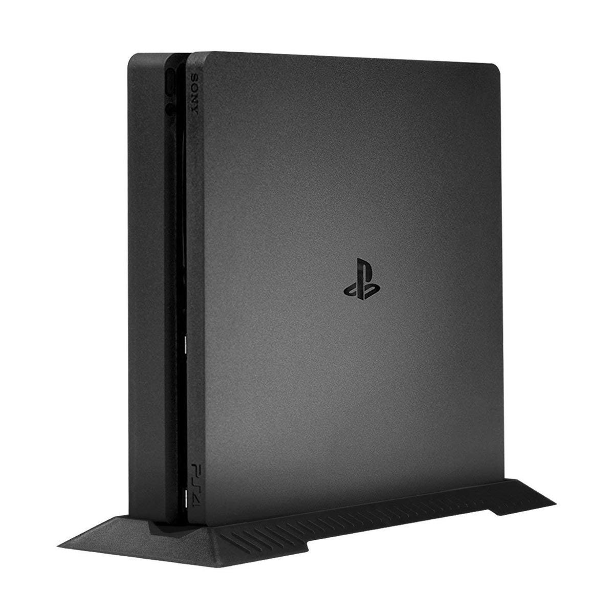 KlsyChry PS4 Slim Stand, PS4 Slim Vertical Stand for Playstation 4 Slim Console Cooling Stand- Black