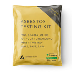 Asbestos Test Kit (1 Sample Only) Includes SAME DAY UKAS Lab Testing Fee, Instructions, Return Postage