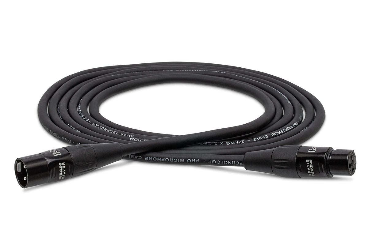 Hosa HMIC-005 REAN XLR3F to XLR3M Pro Microphone Cable, 5 feet