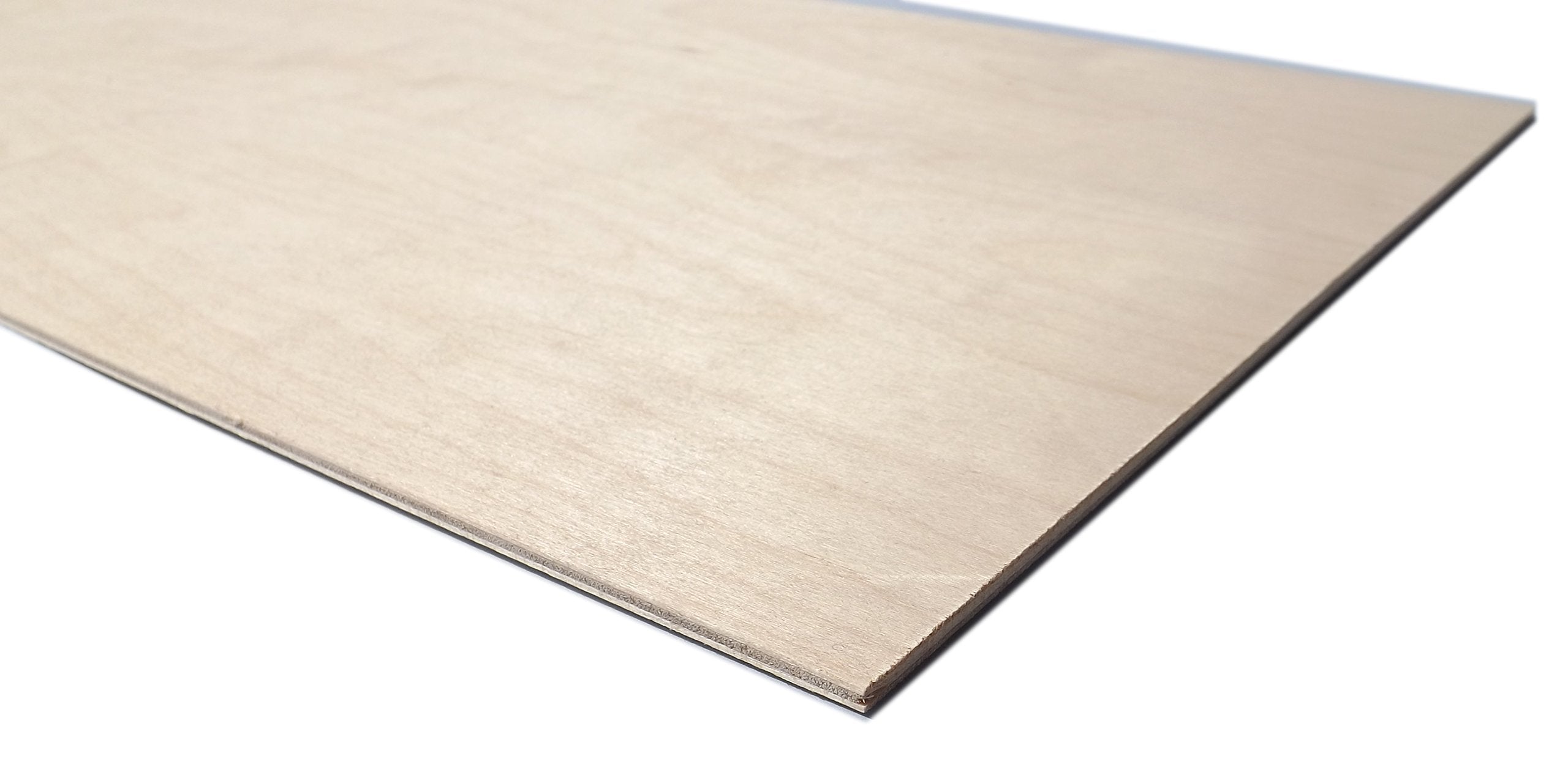 Trustleaf 3mm Birch Plywood A4-300x210x 3mm - (Pack of 4) Laserable Low Fume E1 Glue Ply…