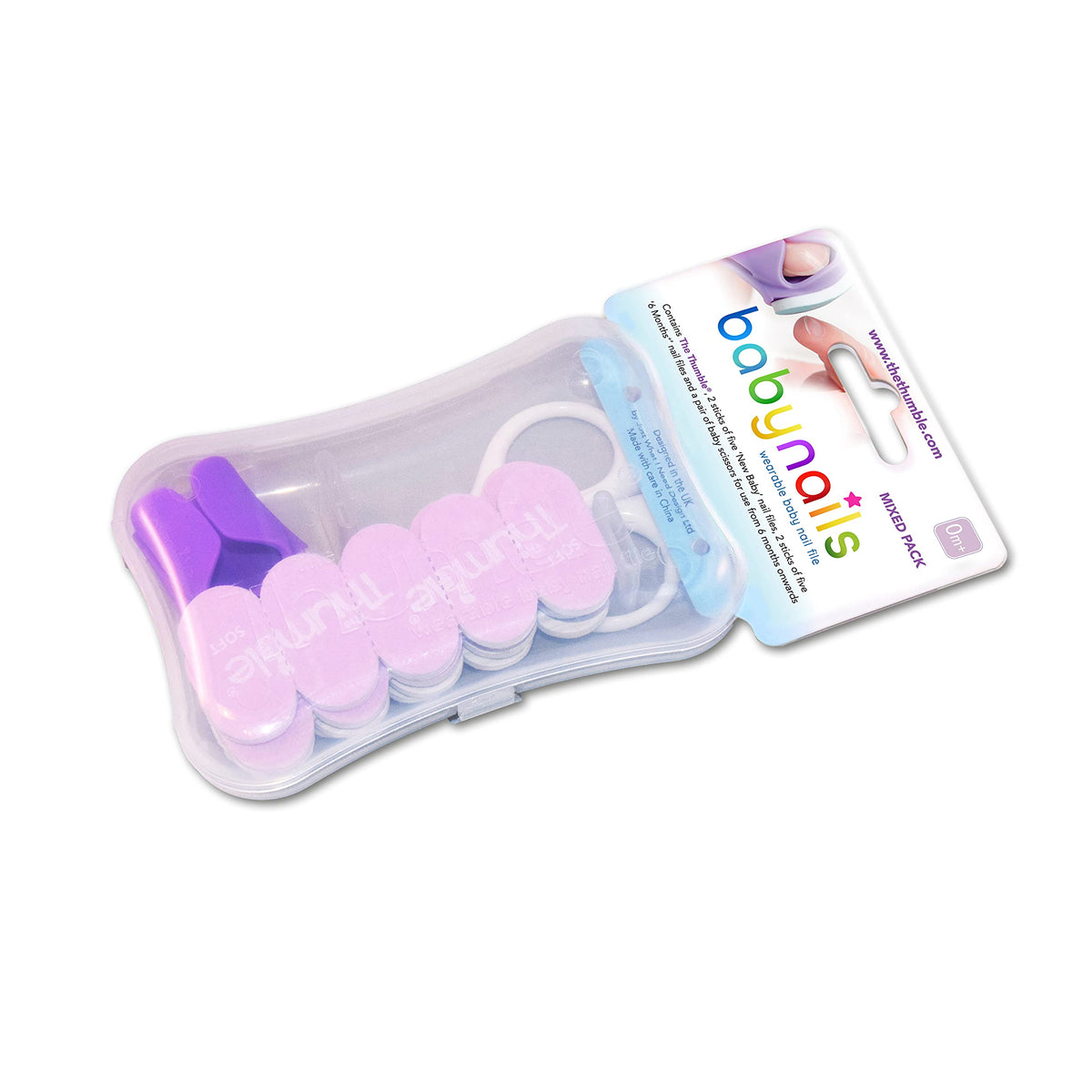 Baby Nails™ - The Wearable Baby Nail File I Mixed Pack with Scissors