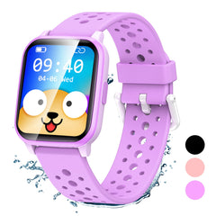 SOPPY Fitness Tracker Watch for Kids, Activity Tracker, Smart Watch with Games, Pedometer, Heart Rate & Sleep Monitor, Stopwatch, IP68 Waterproof Sport Watch, Great Gifts for Boys Girls Teens - Purple