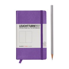 LEUCHTTURM1917 338742 Notebook Pocket (A6), 185 numbered pages, plain, lavender