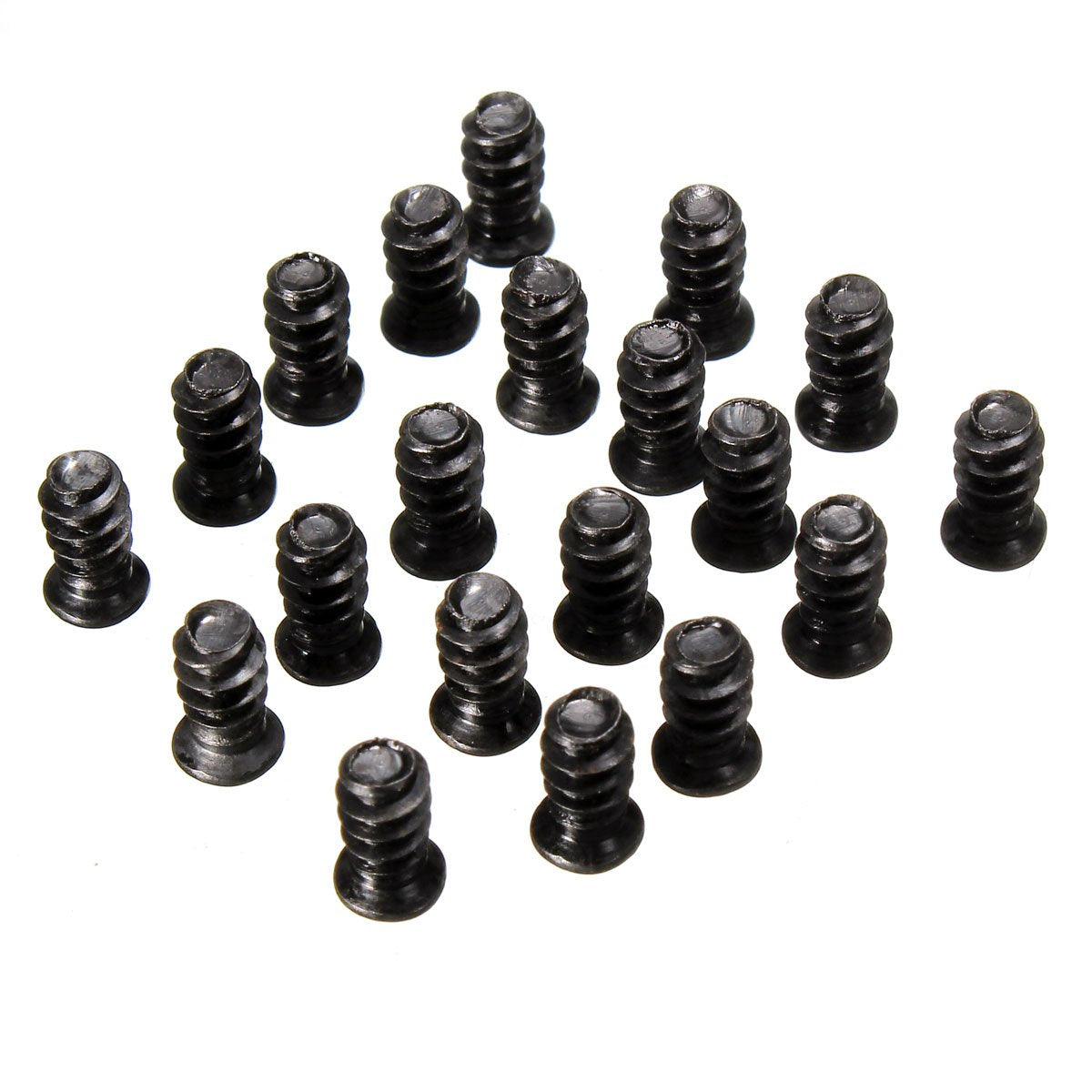 FEVERWORK 20Pcs Computer PC Case Cooling Fan Mount Screws Black For Fans 60mm 80mm 120mm