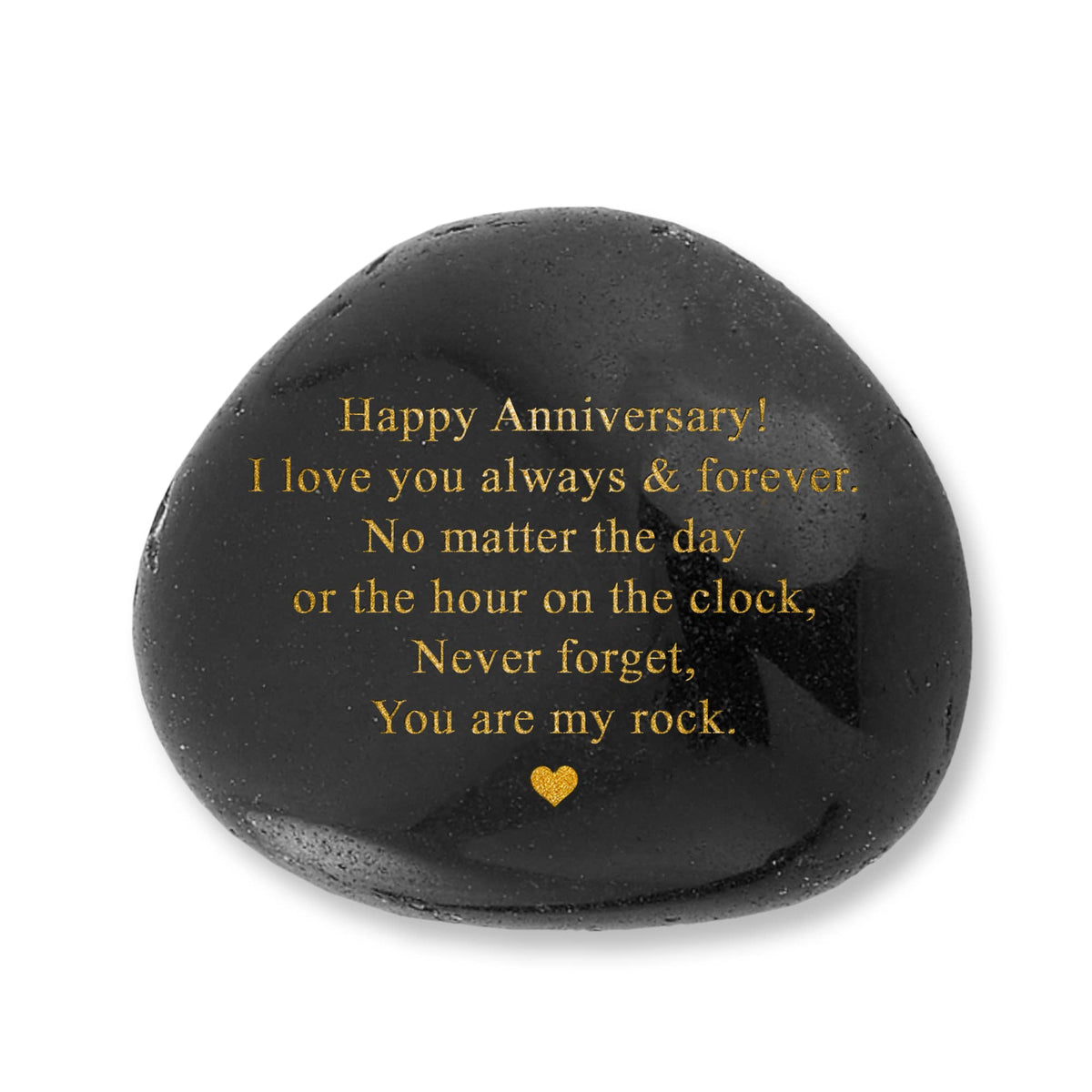 Happy Anniversary Rock - Heartwarming You are My Rock Wedding Anniversary Presents, Inspiring Anniversary Keepsake for Her, Anniversary Presents for Him, Anniversary Presents for Couple