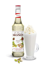 MONIN Premium Pistachio Syrup 700ml for Coffee and Cocktails. Vegan-Friendly, Allergen-Free, 100% Natural Flavours and Colourings