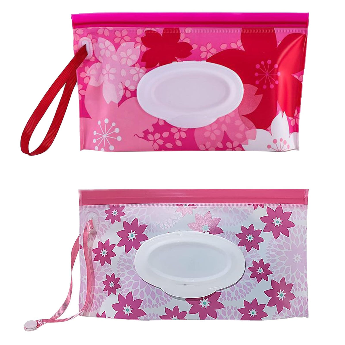 2PCS baby wipes dispenser Reusable wet wipe pouch Ideal size for paper towels masks make-up removers baby Wet Wipes Home Office Travel