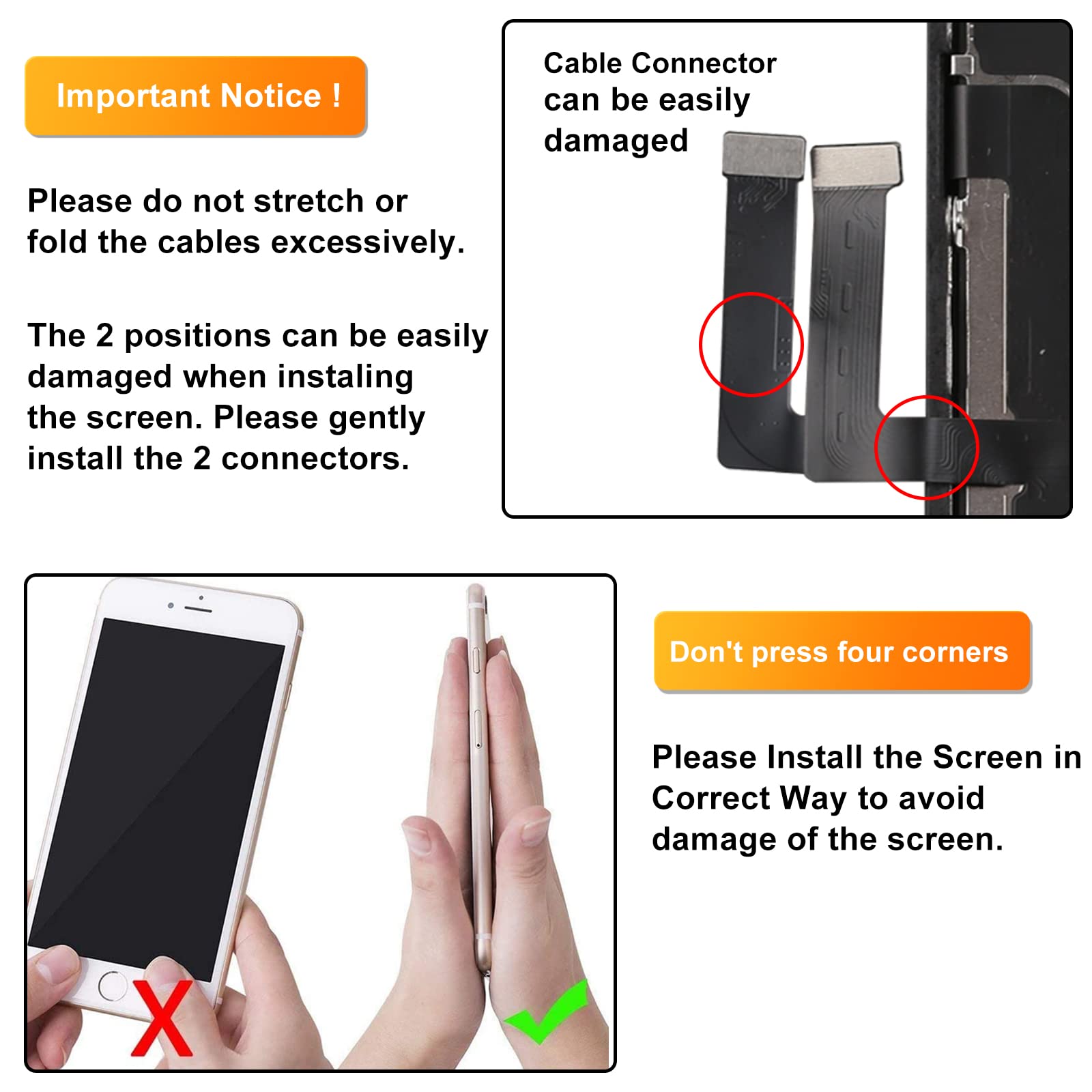 LL TRADER Screen for iPhone 11 Replacement LCD Screen 6.1 ’’ Touch Screen Digitizer Repair Tool for iPhone 11 Frame Assembly with Model A2111, A2221, A2223