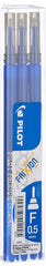 Pilot Refills for Frixion Point Rollerball 0.5 mm - Blue, Pack of 3