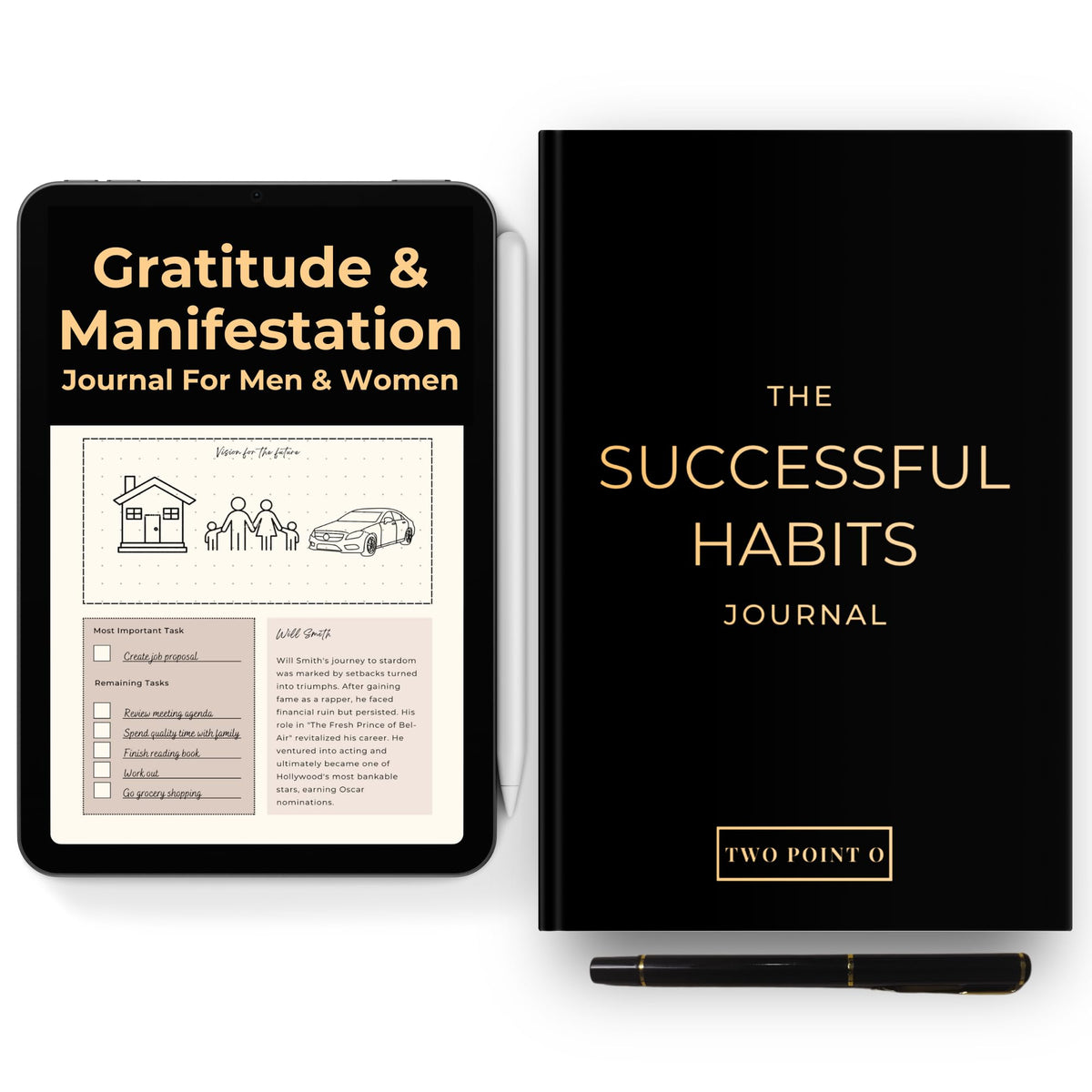 2.0 - Gratitude & Manifestation Journal for Men & Women   For Wellness and Mindfulness in 2024   5-6 Minutes Daily   Diary for Self Love, Productivity & Mental Health