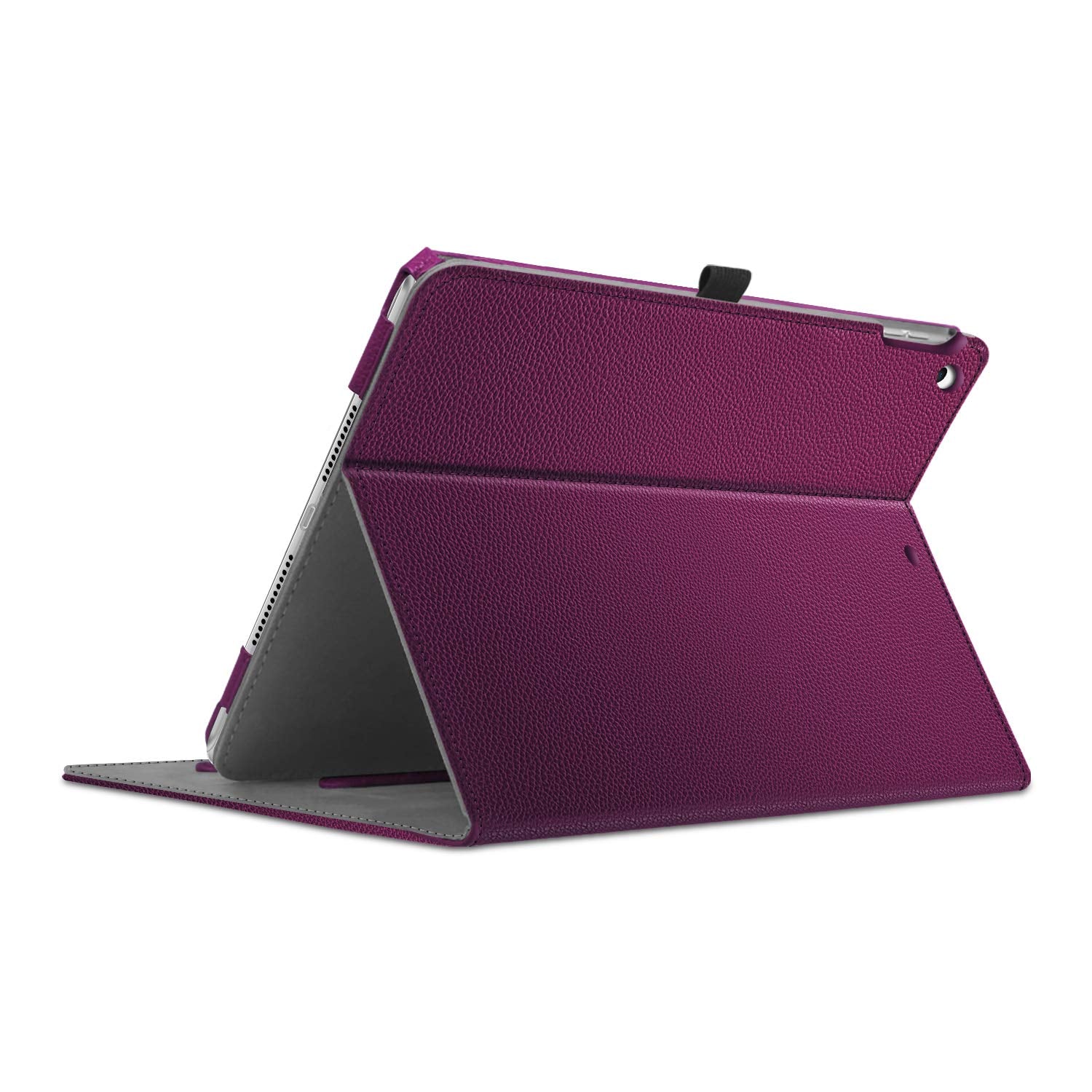 FINTIE Case for iPad 9th / 8th / 7th Generation (2021/2020/2019) 10.2 Inch - [Corner Protection] Multi-Angle Viewing Stand Cover with Pocket & Pencil Holder, Auto Wake Sleep, Purple