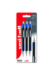 uni-ball SXN-210 RT Jetstream Rollerball 3pc Blister Blue Plastic Free Packaging