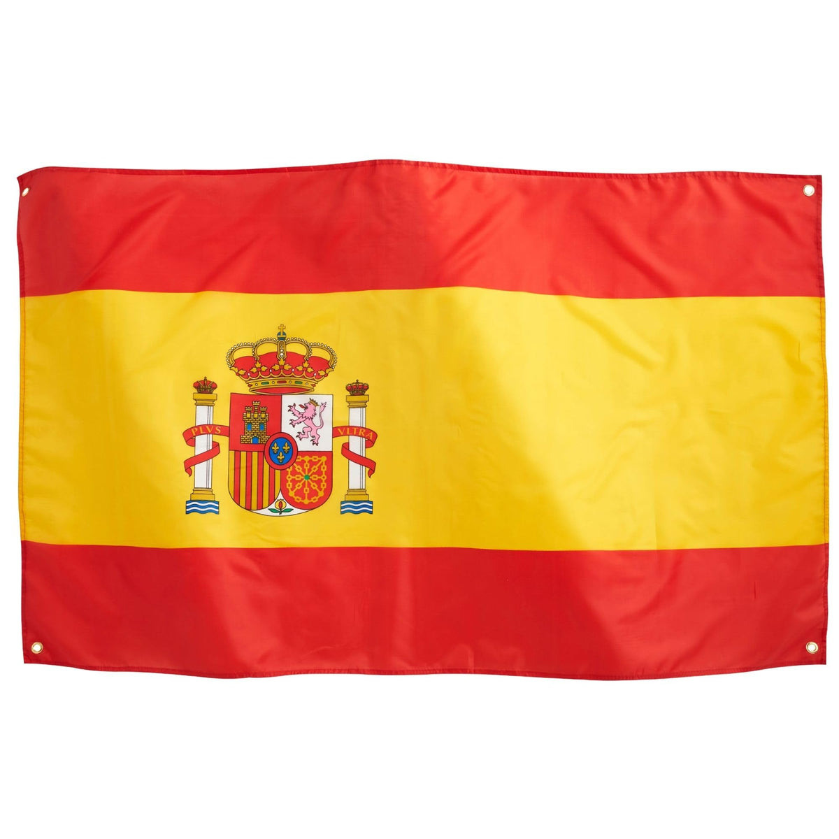 Runesol Spain Flag 3x5, 91x152cm, Eurovision 2024, Español Banner, 4 Grommets, Brass Eyelet in Every Corner, Premium Flags, Inside, Outside, Vivid Colours