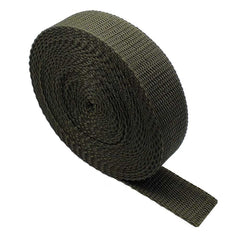 The Bead Shop - Heavy Duty Polypropylene Webbing Strap Tape for Rucksack, Backpacks, Luggage/Cargo Strapping, Belts - 5 Metres (Khaki, 50mm)