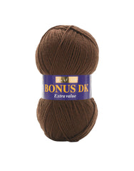 Hayfield Bonus DK Double Knitting, Chocolate (947), 100g by Sirdar