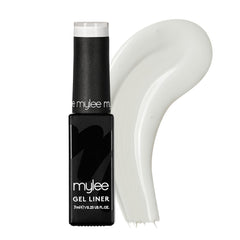 Mylee Liner Gel Nail Polish 7ml [Break The Ice] With Built-In Nail Art Brush - UV/LED Soak-Off Nail Art Manicure Pedicure for Professional, Salon & Home Use - Long Lasting & Easy to Apply