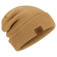 Beanie for Men, Comfortable Breathable Soft Beanie, Fashion Winter Hats for Women and Men, Gifts for Him/Her (Light Brown)