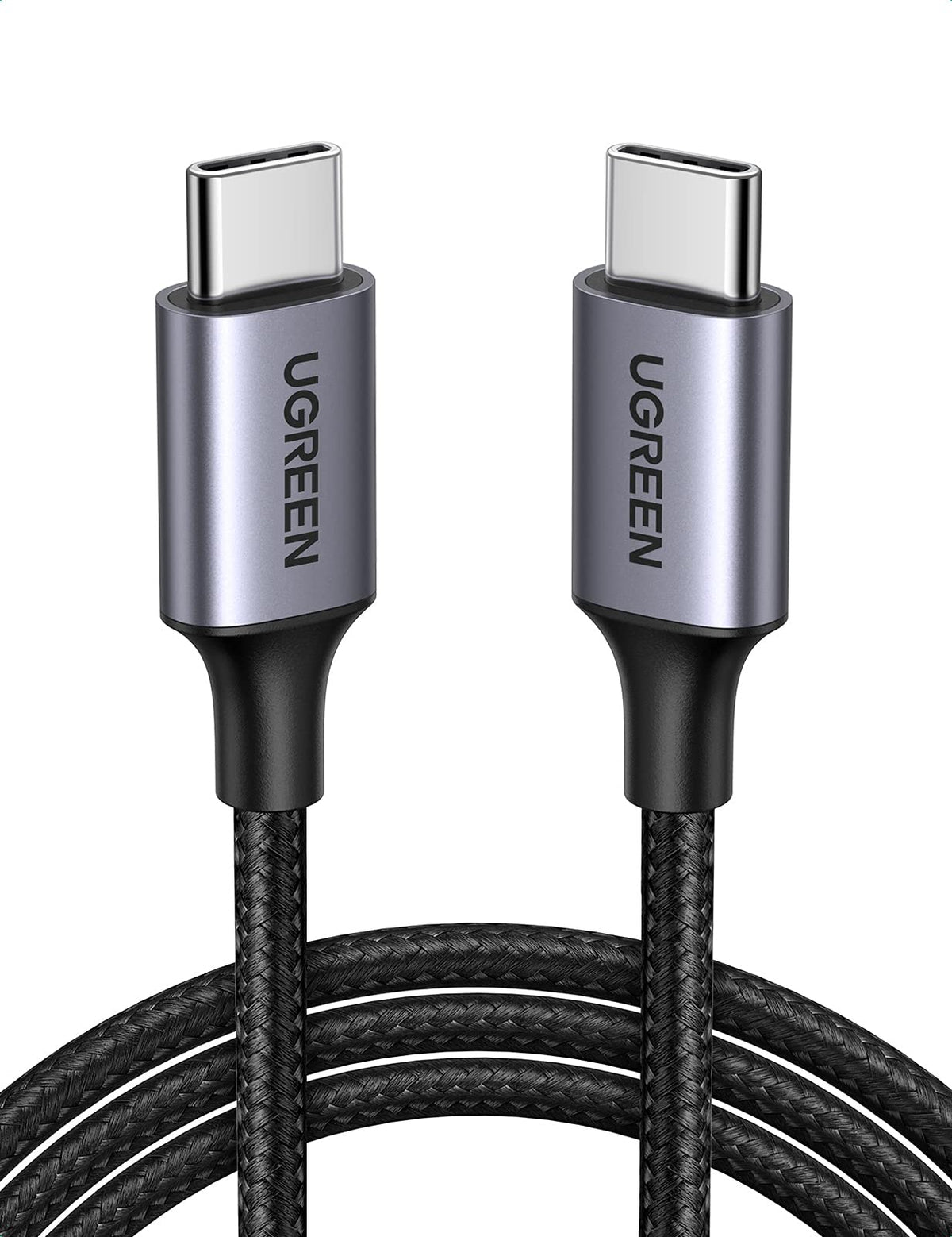 UGREEN USB C to USB C Charger Cable 60W USB C Cable Fast Charge Type C to C Data Lead Compatible with iPhone 15 Pro Max, Galaxy S24 S23 Ultra, Pixel 7, Huawei P60, MacBook Pro M3, iPad Air 5 (3M)