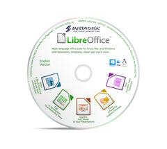 InstaDisk   Libre Office Suite 2024   Compatible with Microsoft Office 2019 365 2020 2016 2013 2010 2007 Word, Excel & PowerPoint   For Windows 11 10 8 8.1 7 Vista XP PC, Linux & Mac OS X