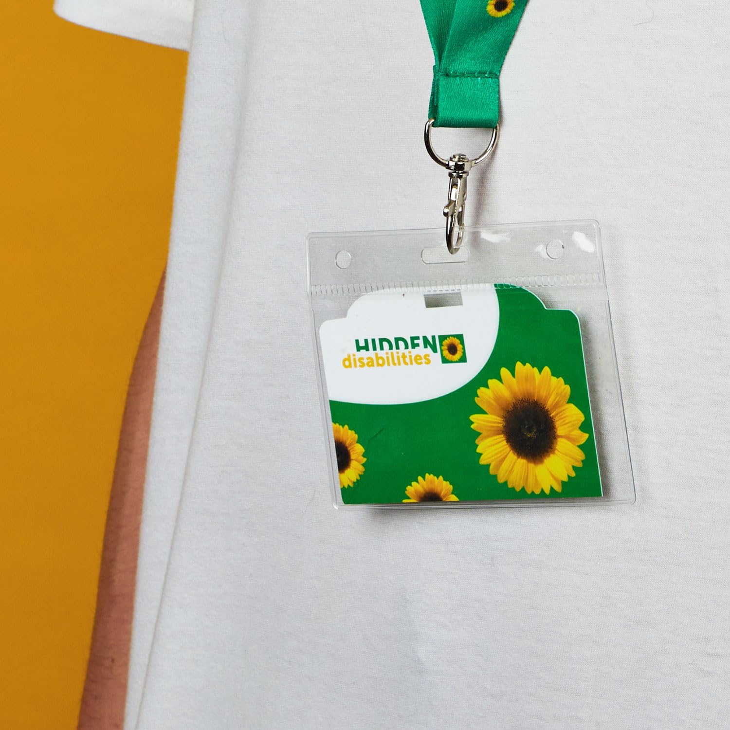 Hidden Disabilities Sunflower Lanyard and ID Card