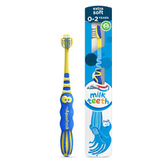 Aquafresh Toothbrush for Kids, Milk Teeth Toothbrush for Children 0-2 Years, Soft Bristles (Pack of 5)