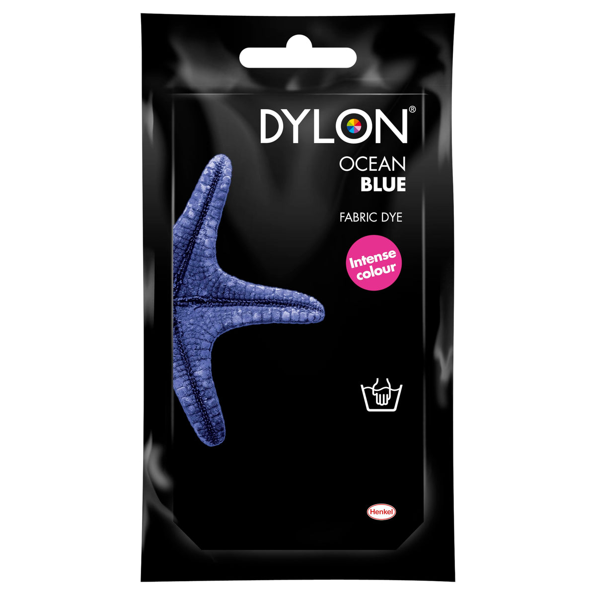 DYLON Hand Dye, Fabric Dye Sachet for Clothes, Soft Furnishings and Projects, 50 g - Ocean Blue