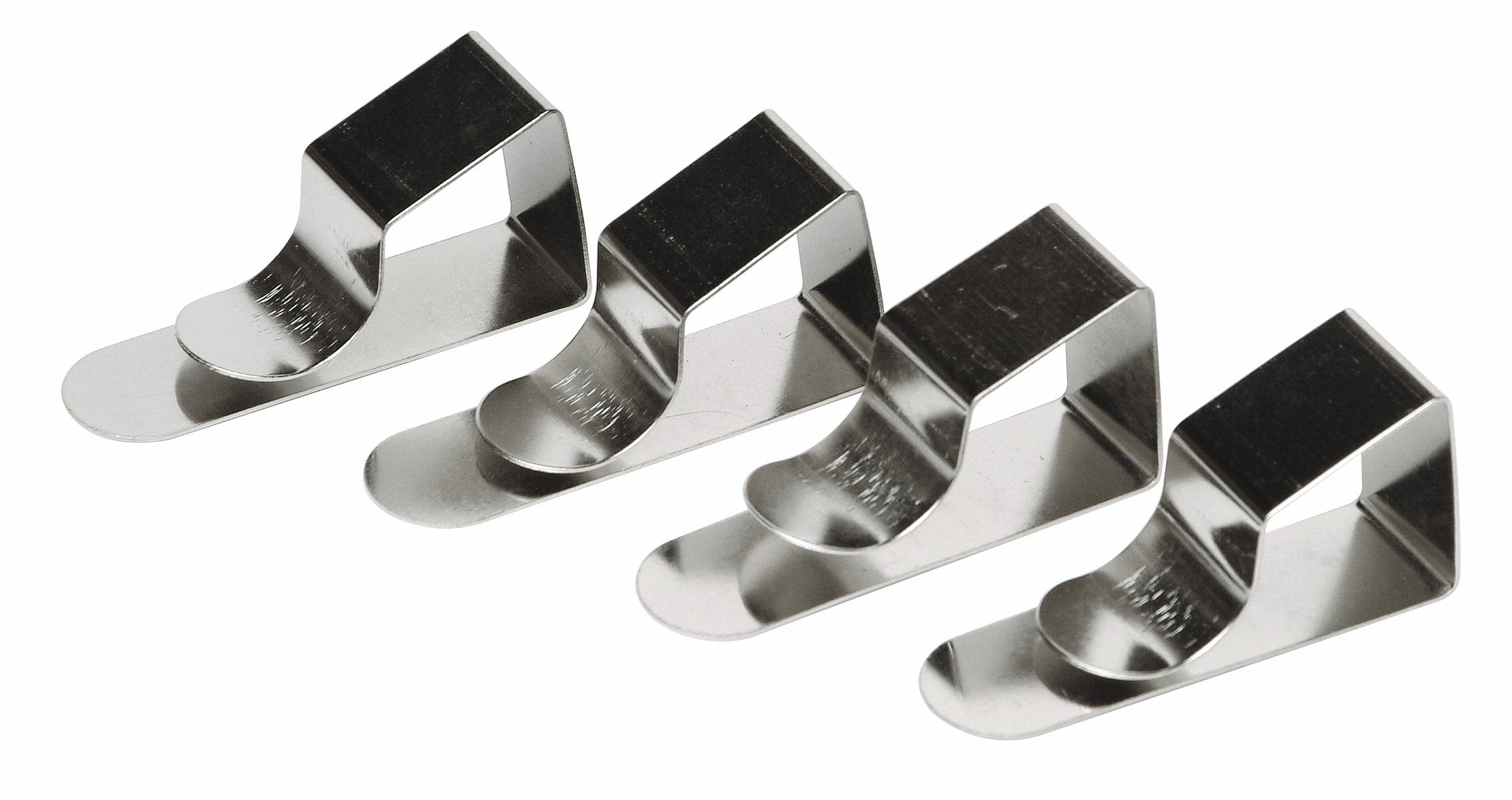 Helix Drawing Board Clips (Pack of 4), silver