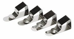 Helix Drawing Board Clips (Pack of 4), silver