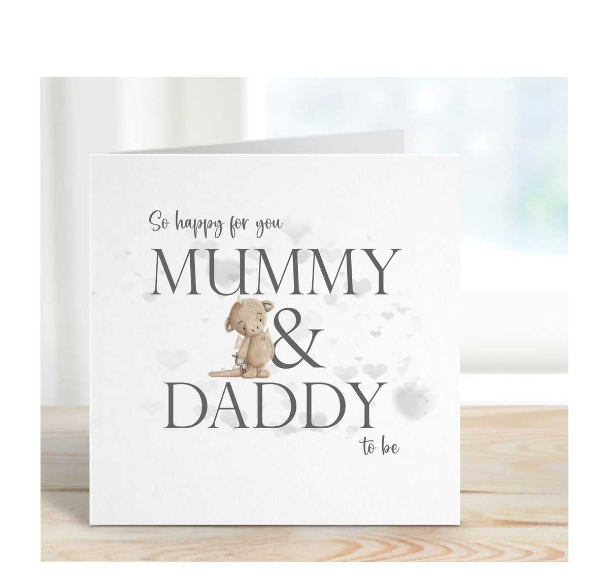 Mummy and Daddy To Be, Baby GirBaby Congratulations Card, Pregnancy Congratulations Card, Parents To Be Card, Bun In Oven, Expecting a Baby, New Baby News, Soon to be Mum, baby shower