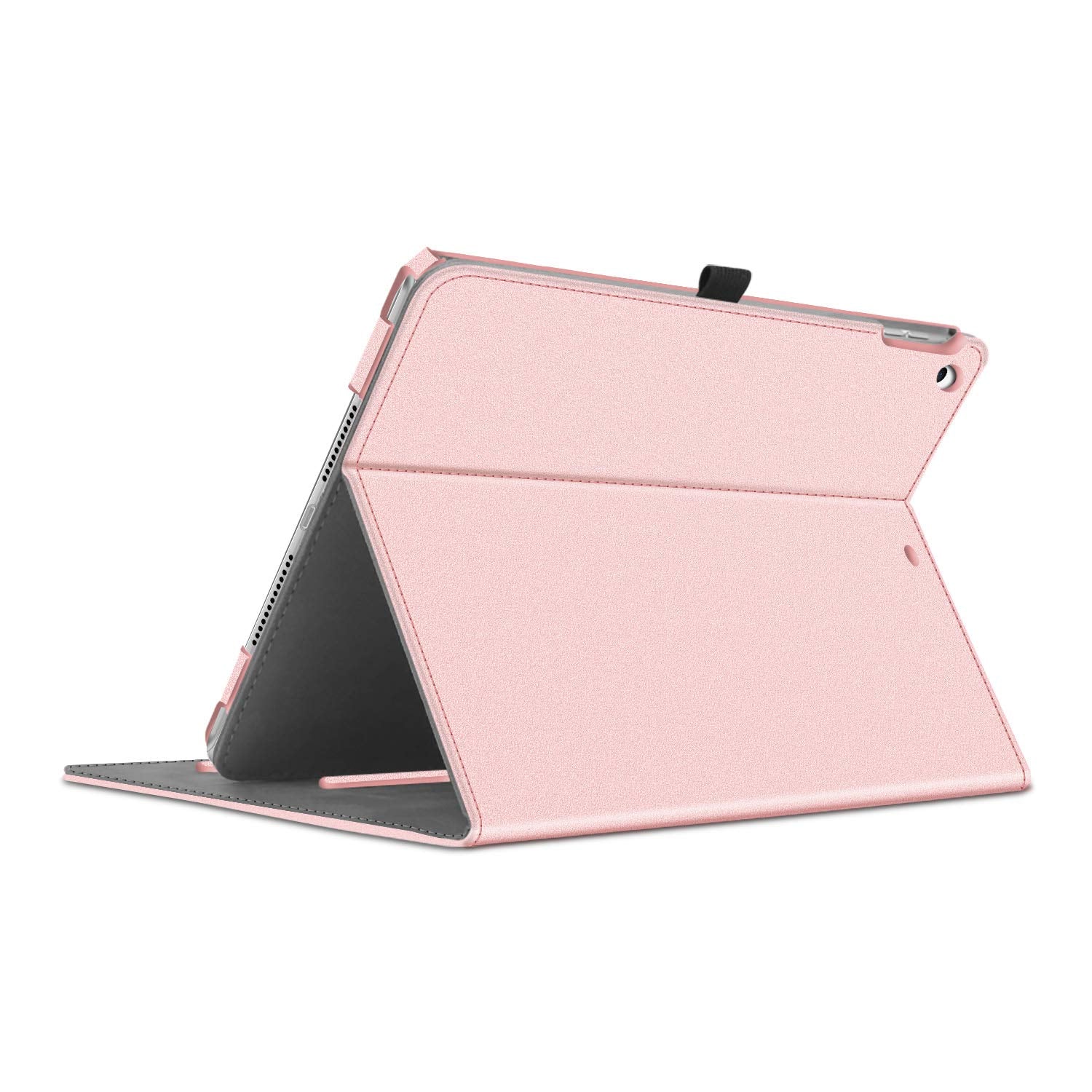 FINTIE Case for iPad 9th / 8th / 7th Generation (2021/2020/2019) 10.2 Inch - [Corner Protection] Multi-Angle Viewing Stand Cover with Pocket & Pencil Holder, Auto Wake Sleep, Rose Gold