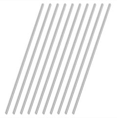 VictorsHome 5mm x 300mm 304 Stainless Steel Round Rod, Metal Solid Shaft Lathe Bar Stock for Model Car DIY Crafts 10pcs