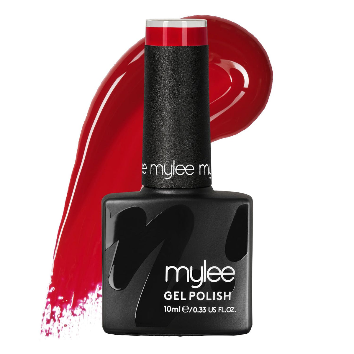 Mylee Gel Nail Polish 10ml [French cancan] UV/LED Soak-Off Nail Art Manicure Pedicure for Professional, Salon & Home Use [Red Range] - Long Lasting & Easy to Apply