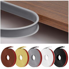 flintronic 3m*20mm U-Shape Flexible Furniture Edge Banding, Baby Safty Baby Edge Protector, Self Adhesive TPE Wood Edging Tape, DIY Furniture Edge Trim for Table, Cabinet, Furniture Restoration