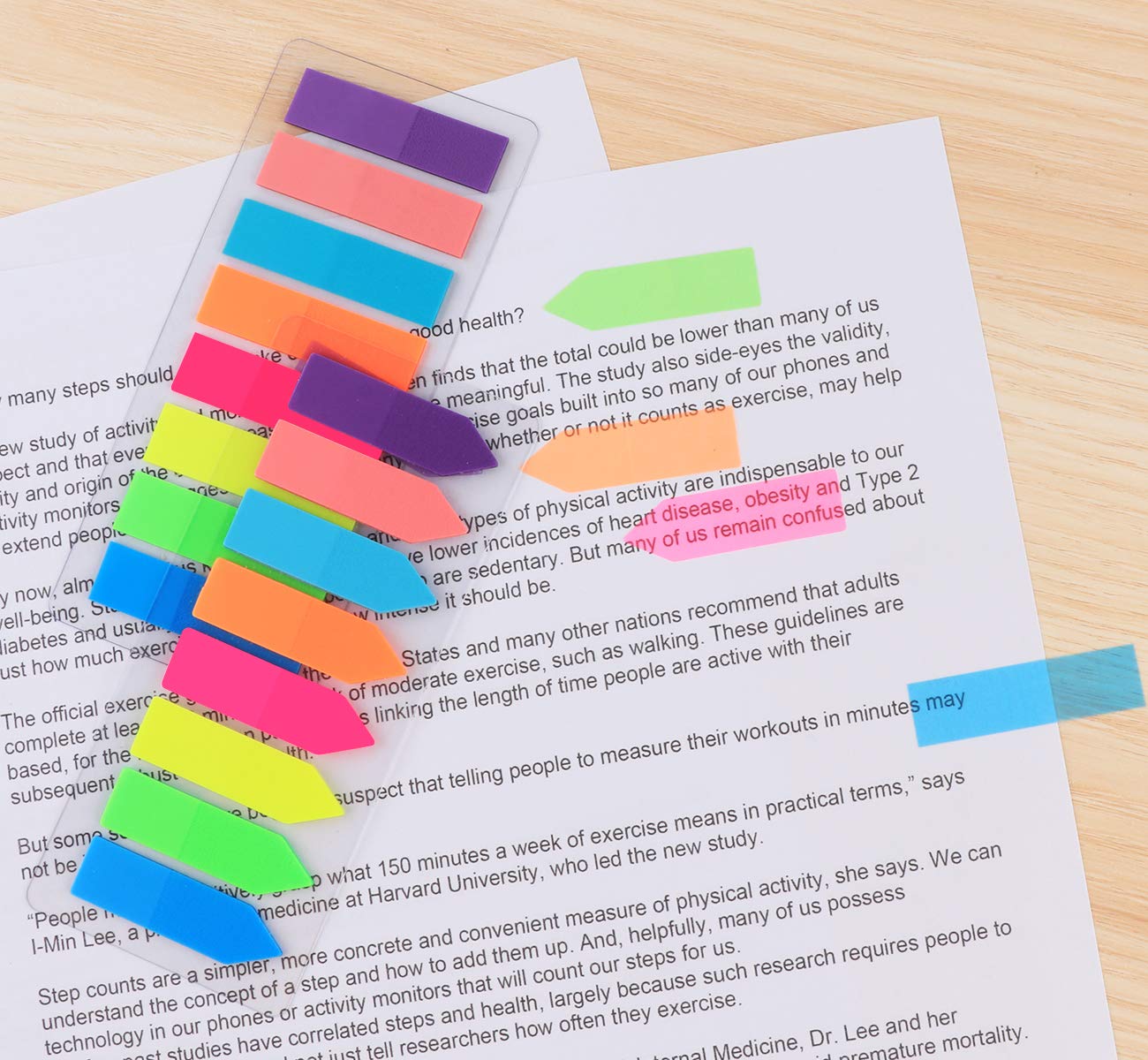 Agoer 1920 Pcs Sticky Notes Flags Index Tabs Sticky Markers Flags Colourful Small Neon Arrow Writeable Adhesive Strips for Page Marking Mini File Tabs Flags as Reading Notes Book Markers