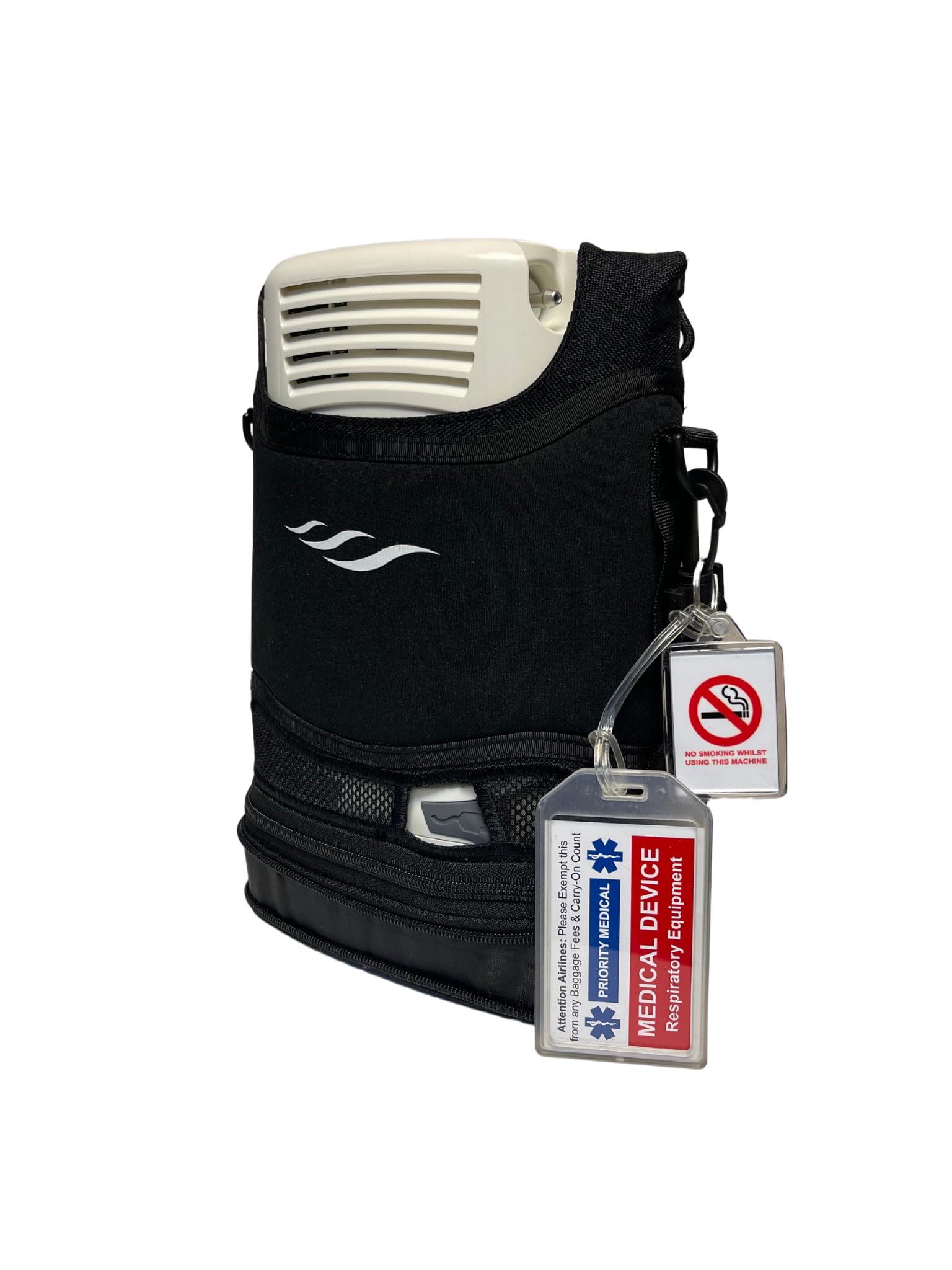 Flight Medical Device Tag Carry On Exemption - Respiratory Devices, Travel Supplies, Bag Tag, Luggage, Medical Alert