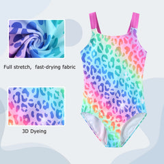 Girls Swimsuit One Piece Girls Swimming Costume Kids Girls Swimwear Age 7-8 Years