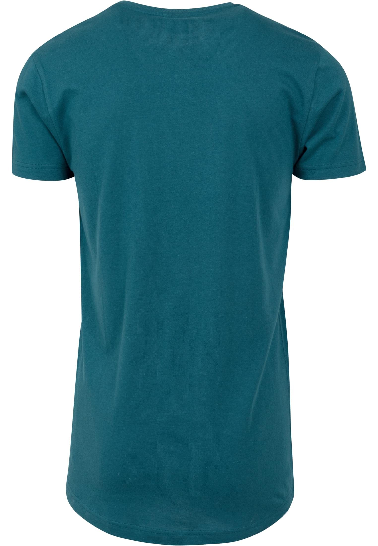 Urban Classics Men's Shaped Long Tee T-Shirt, Teal, M, 1