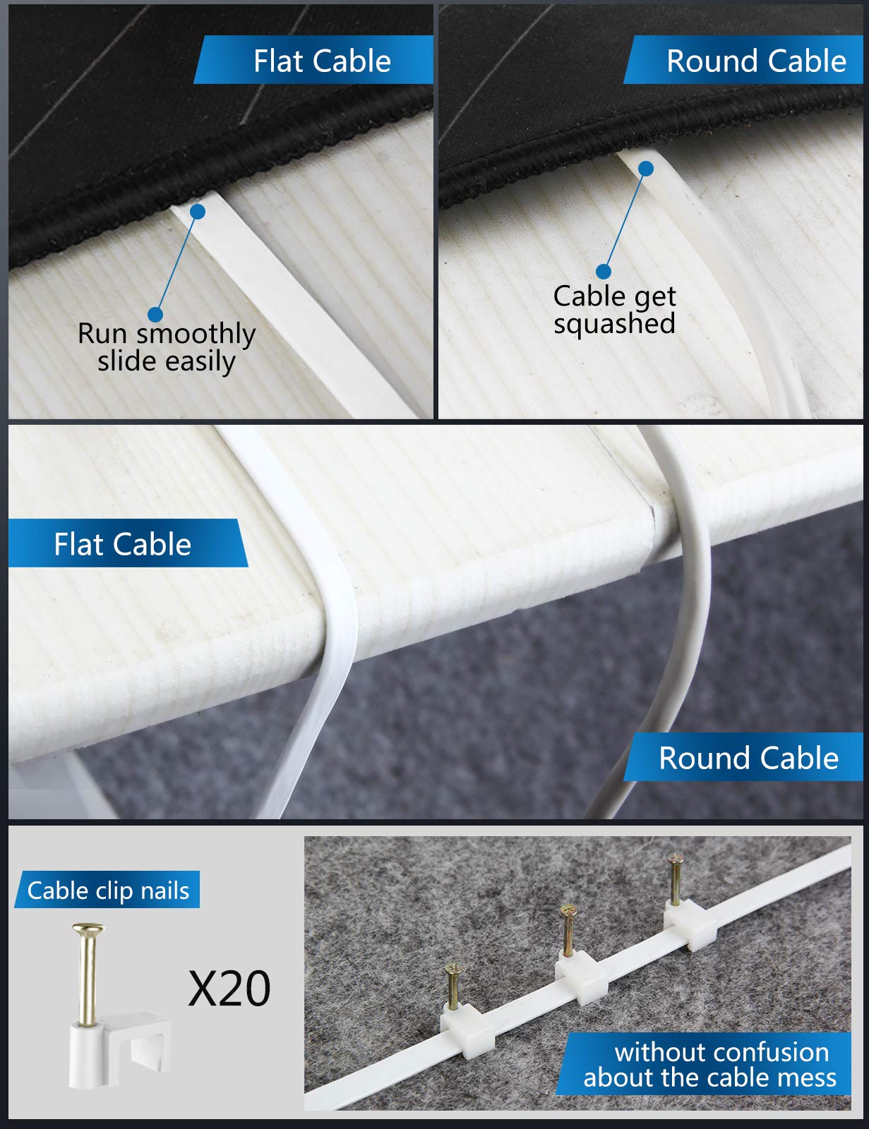 Lemeend Ethernet Cable 15m,Cat6 Gigabit Lan Network RJ45 High-Speed Patch Cord 250Mhz Flat Design 1Gbps for PC/Xbox/PS4/PS5/Modem/Router