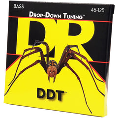 DR Strings DDT™ - Drop Down Tuning Bass Strings: 5-String Medium 45-125