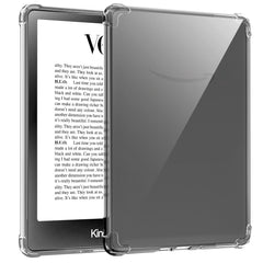 TQQ Clear Case for 6.8 inches Kindle Paperwhite (11th Generation-2021) and Kindle Paperwhite Signature Edition, Ultra Soft Flexible Transparent TPU Skin Bumper Back Cover Shell for Kindle Paperwhite 2021