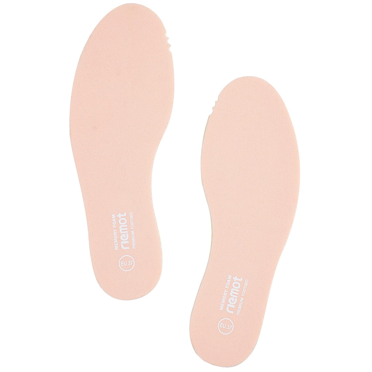 riemot Women's Men's Memory Foam Insoles, Super Soft Replacement Innersoles for Running Shoes, Trainers, Work Boots, Walking Shoes Comfort Cushioning Shoe Inserts, Women Pink UK 5.5 EU 38.5